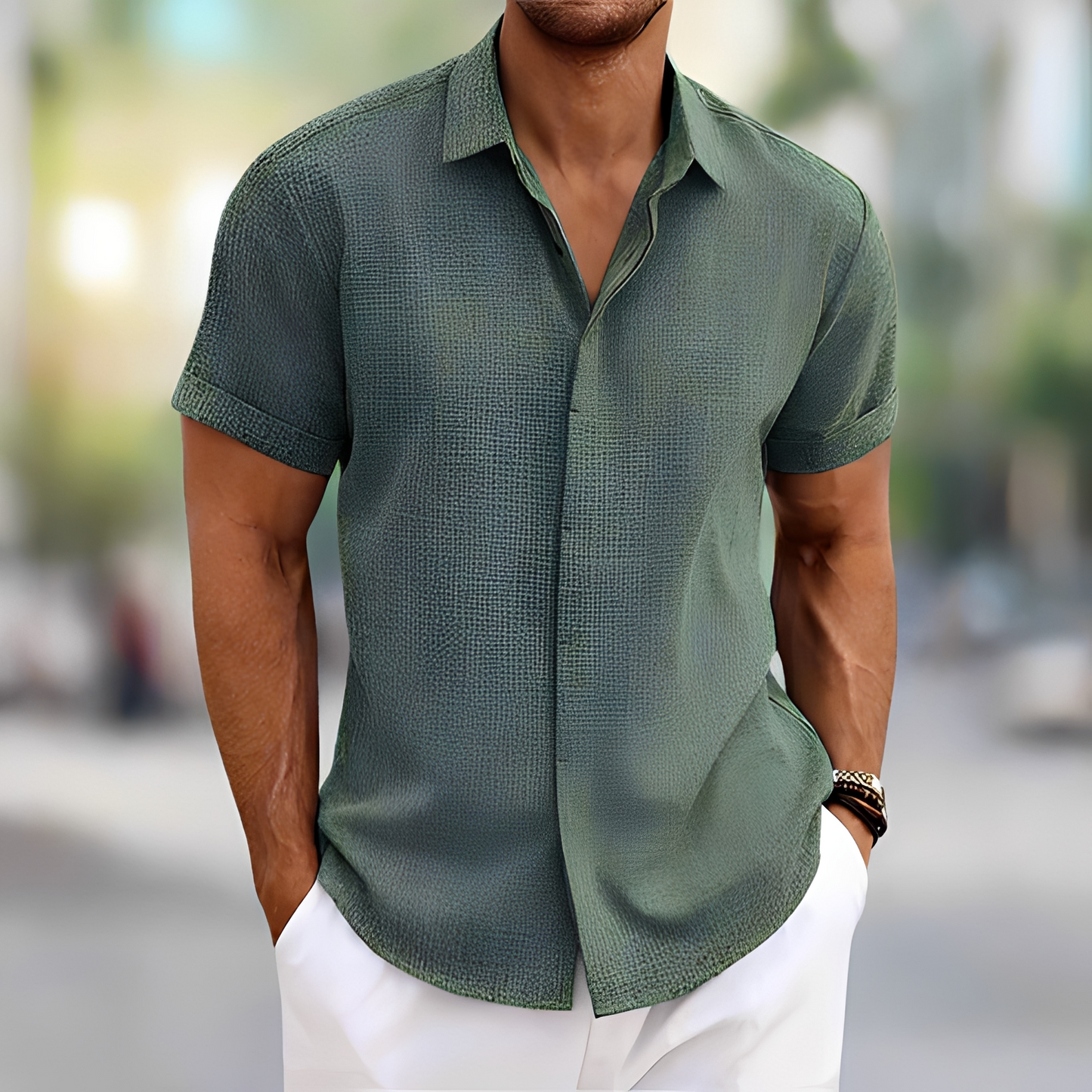 Lance - Chemise d'été décontractée pour homme