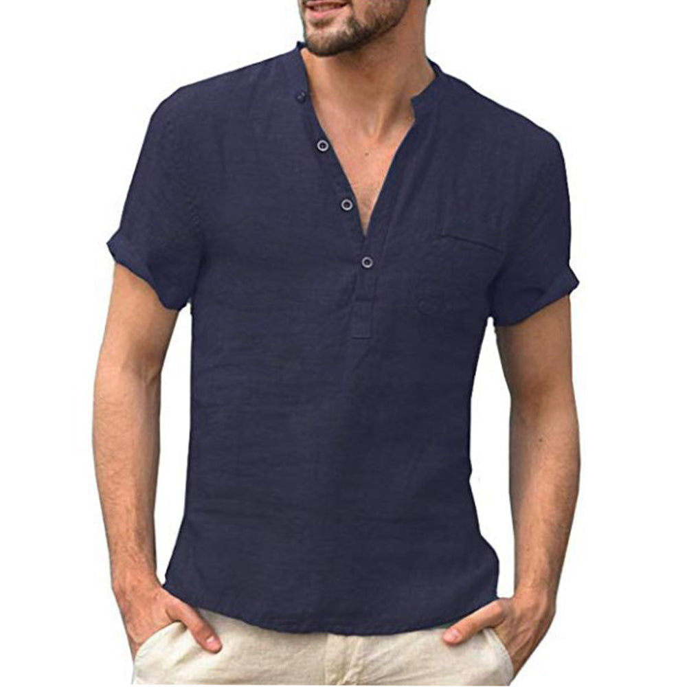 Korbin - Chemise à manches courtes légère pour hommes