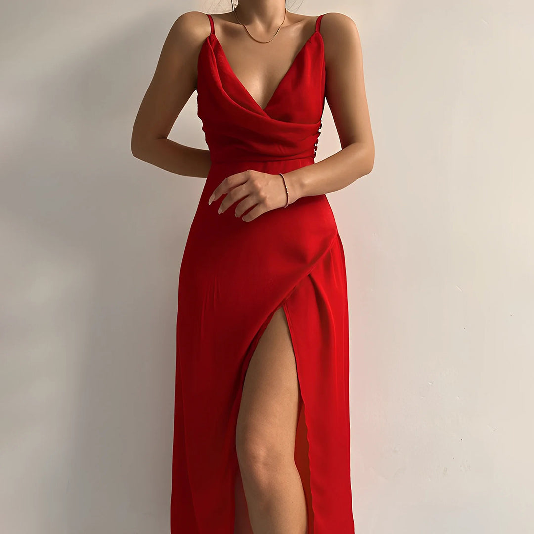 Adélie - Robe longue stylée et sophistiquée