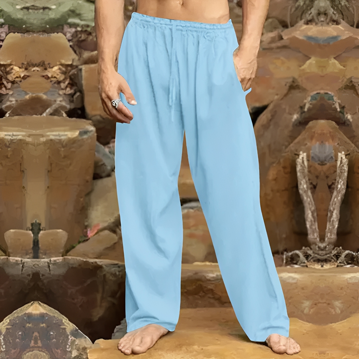 Norlan - Pantalon large et aéré pour homme