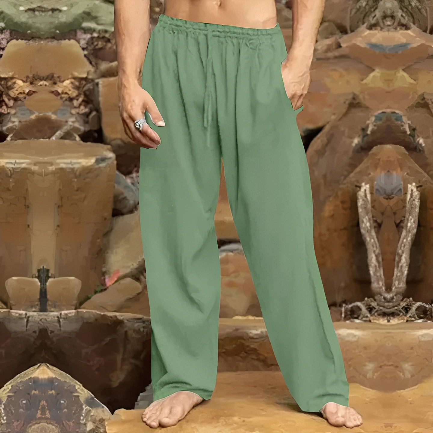 Norlan - Pantalon large et aéré pour homme