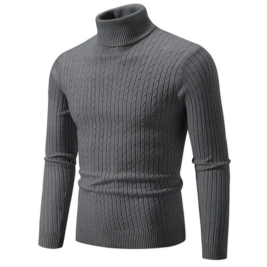 Benjamin - Pull col roulé élégant et confortable pour homme