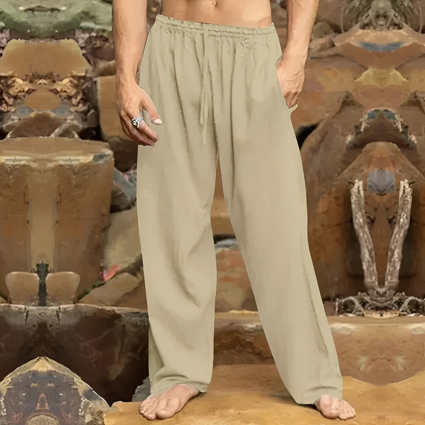 Norlan - Pantalon large et aéré pour homme