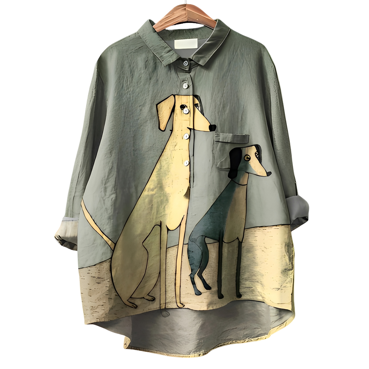 Eyden - Blouse imprimée à manches longues pour femmes