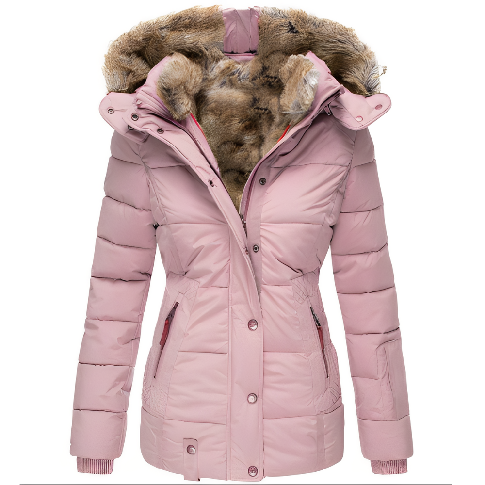 Romilly - Veste à la mode et chaude avec capuche