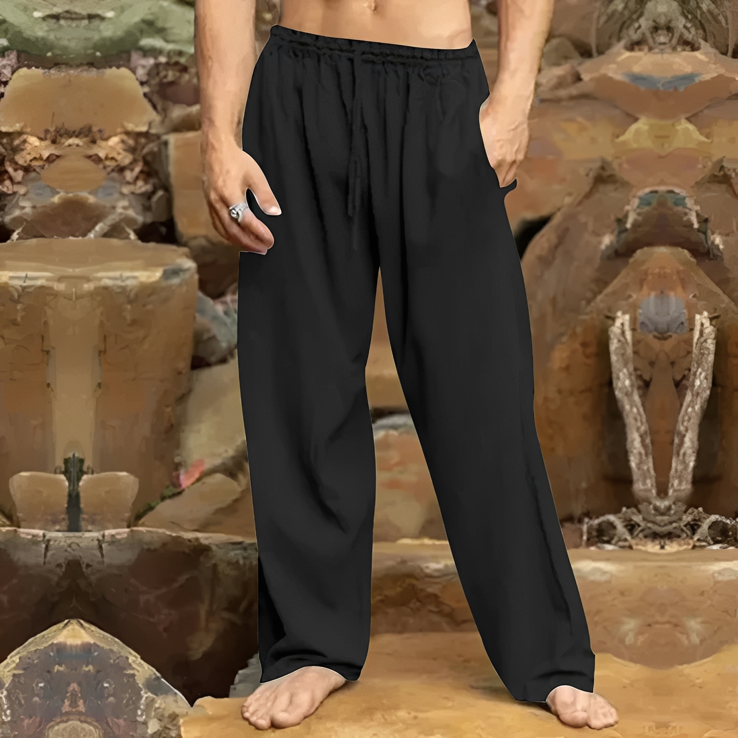 Norlan - Pantalon large et aéré pour homme
