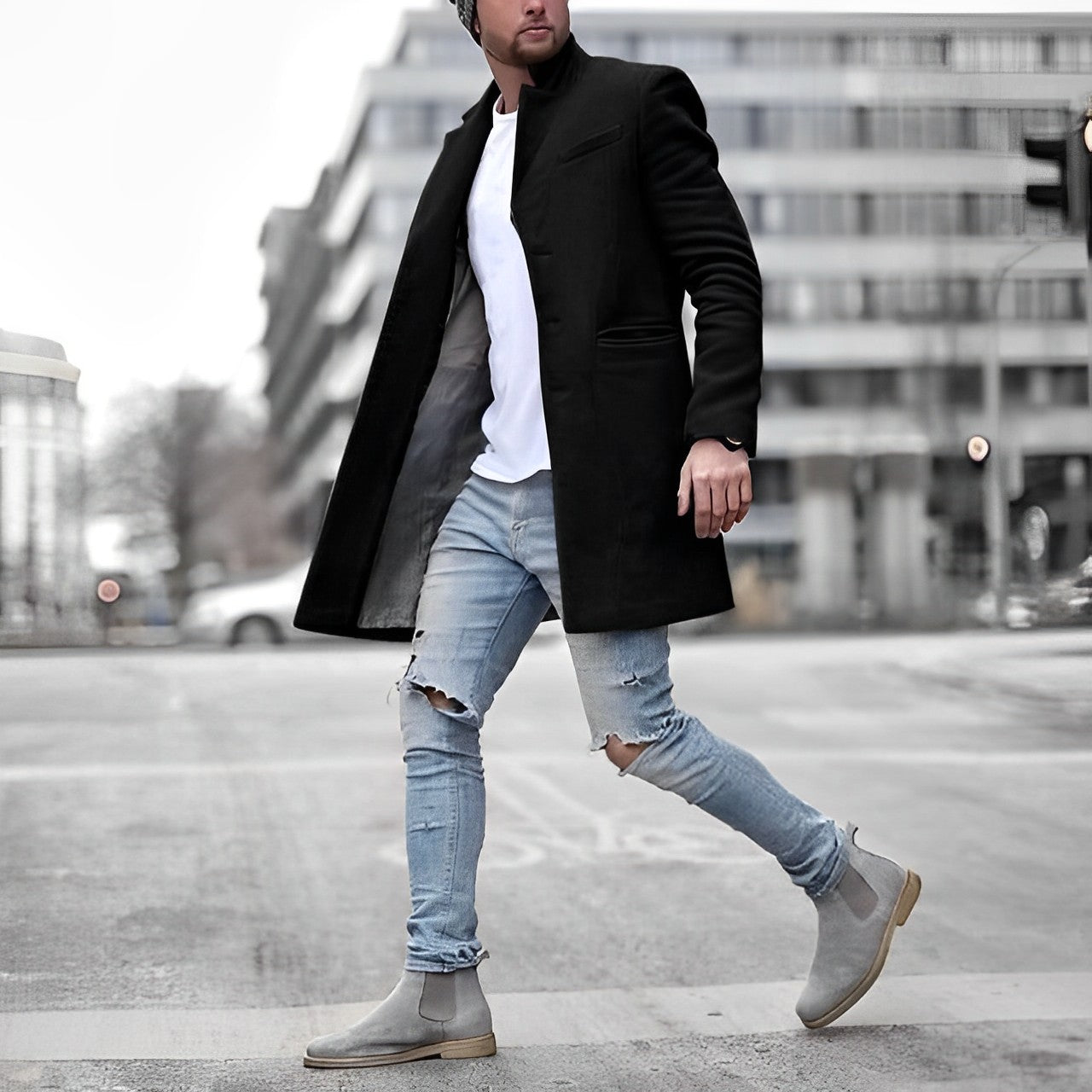 Hardy – Manteau long au style moderne