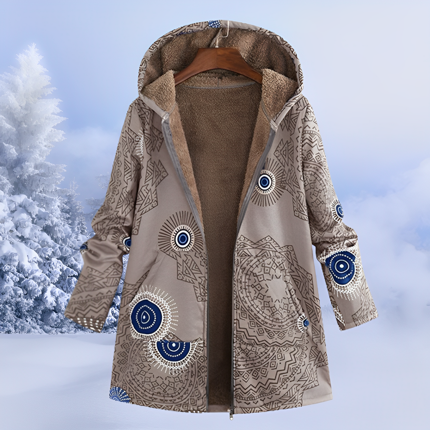 Jasmin - Veste à capuche élégante et chaude