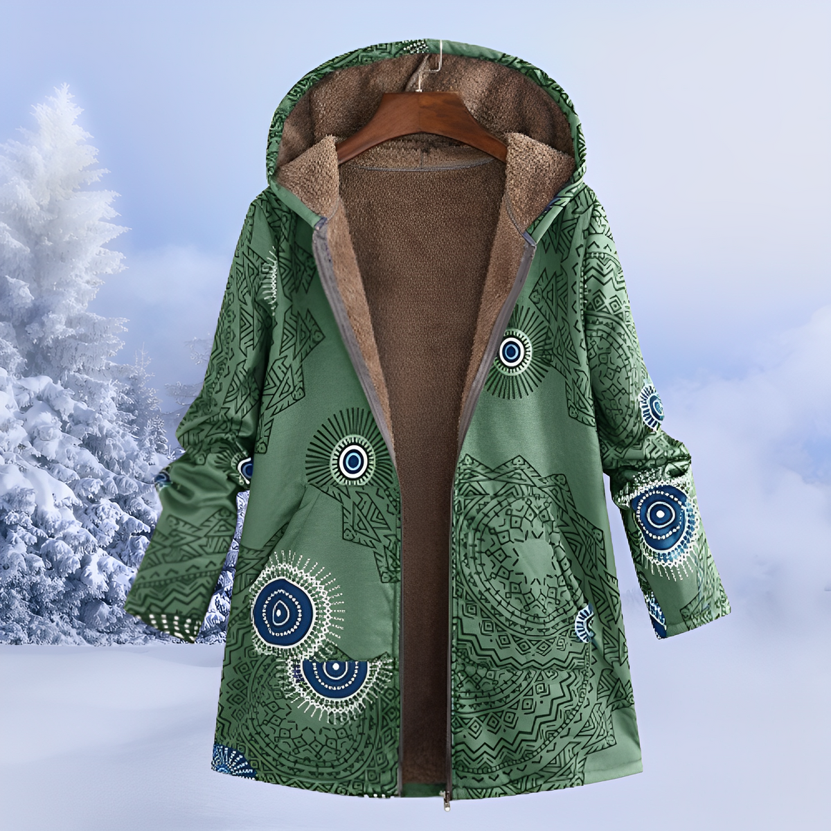 Jasmin - Veste à capuche élégante et chaude