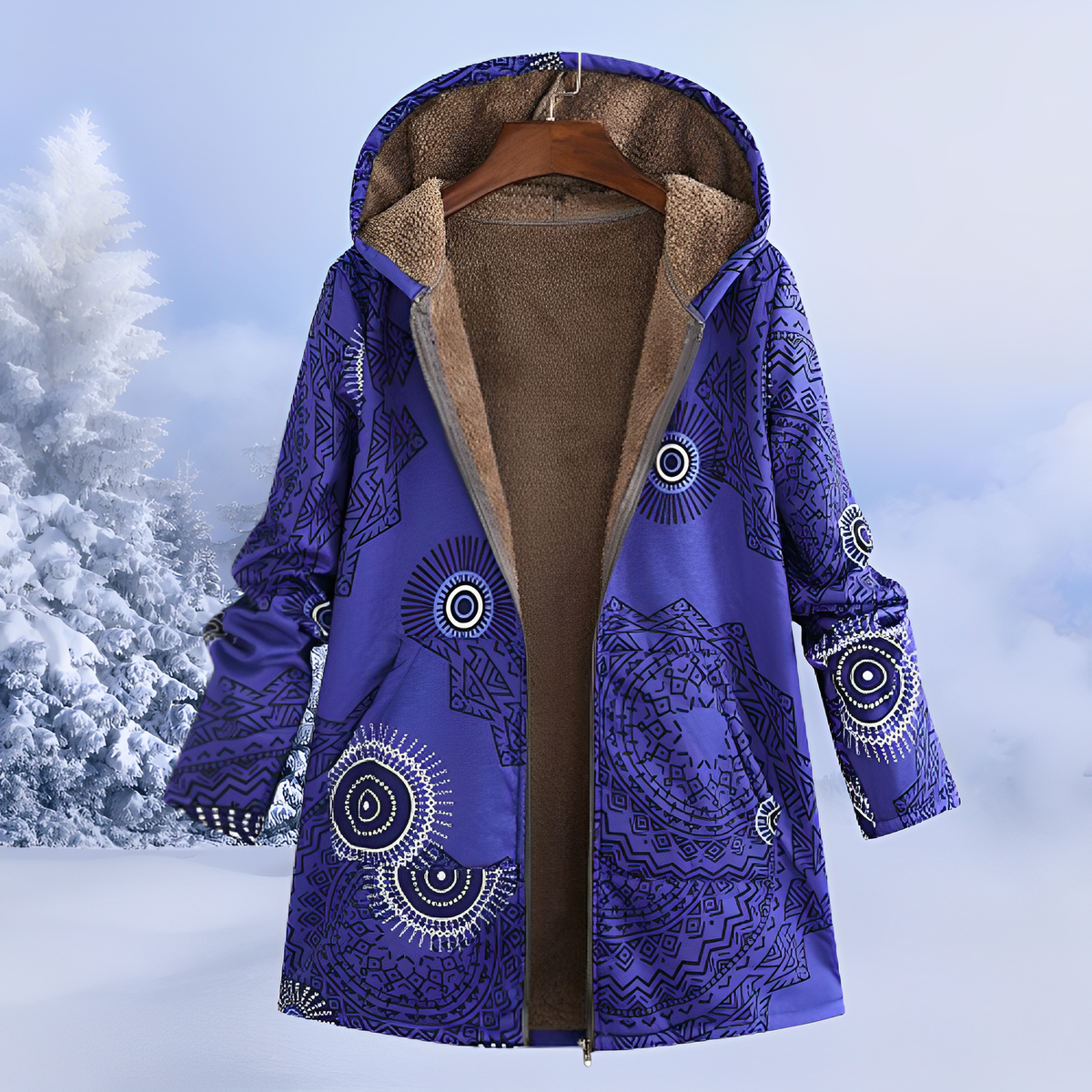 Jasmin - Veste à capuche élégante et chaude