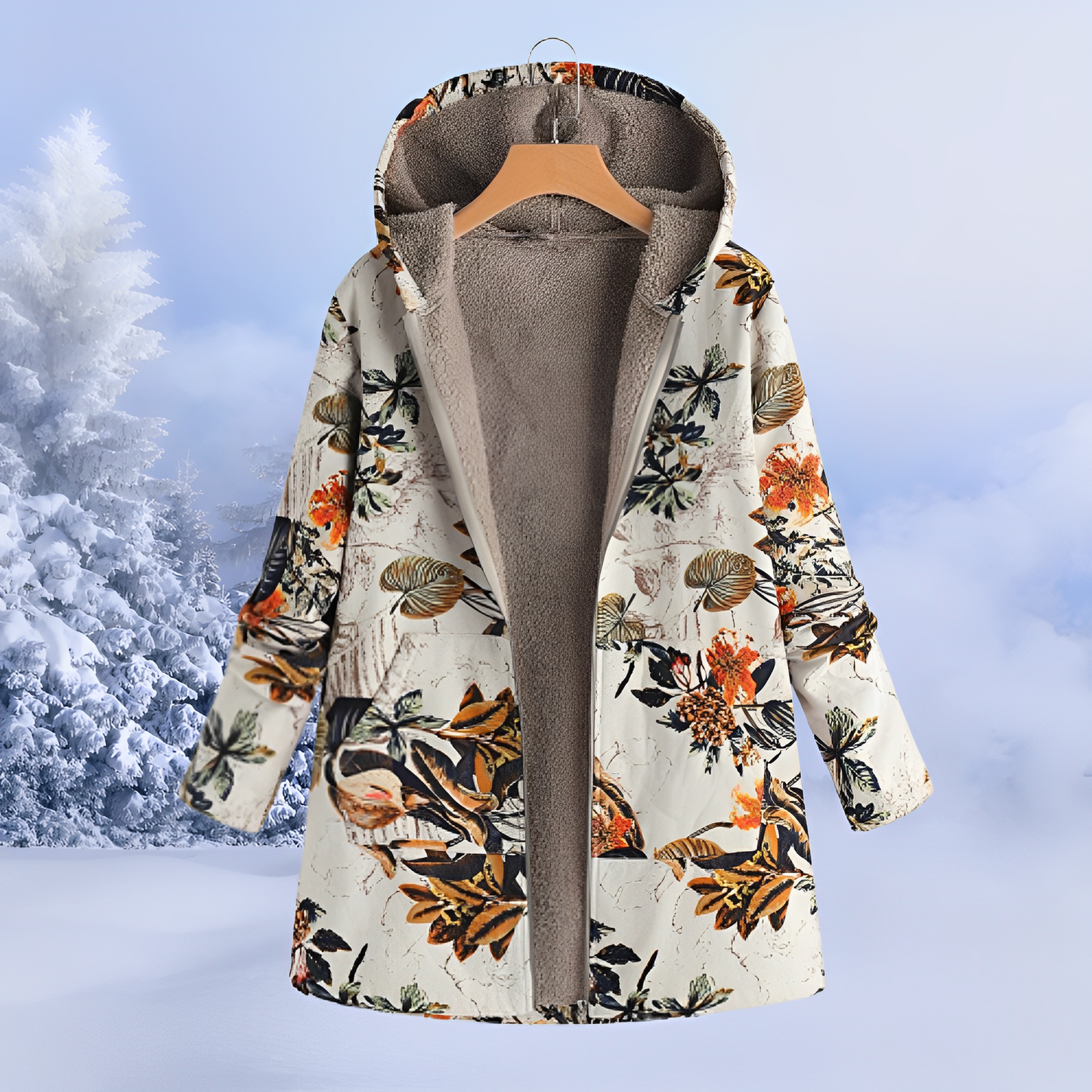 Jasmin - Veste à capuche élégante et chaude