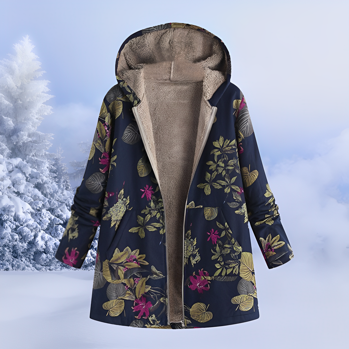 Jasmin - Veste à capuche élégante et chaude