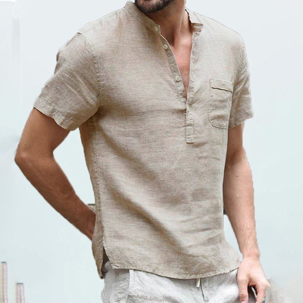 Korbin - Chemise à manches courtes légère pour hommes