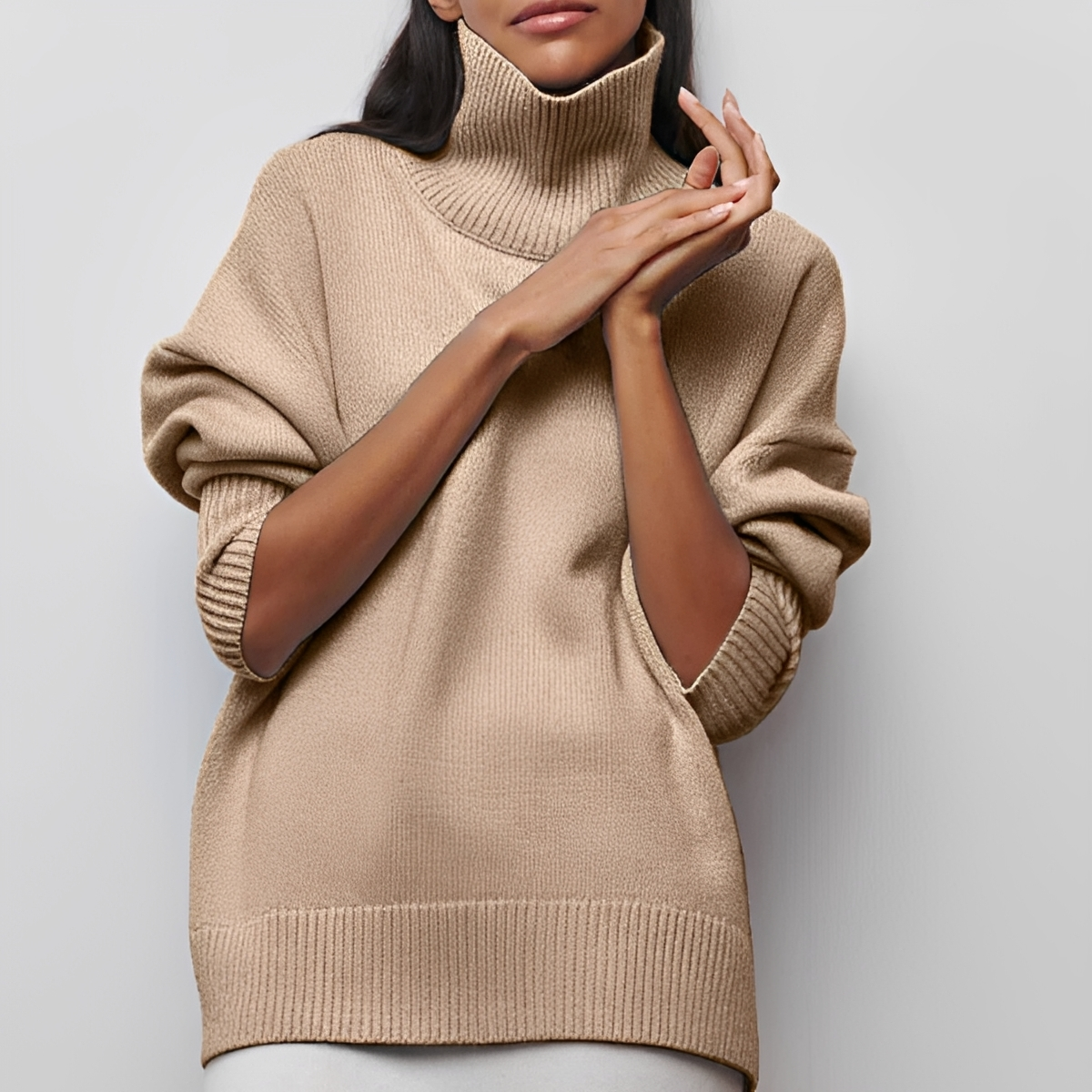 Berenice - Pull à col roulé confortable et chic