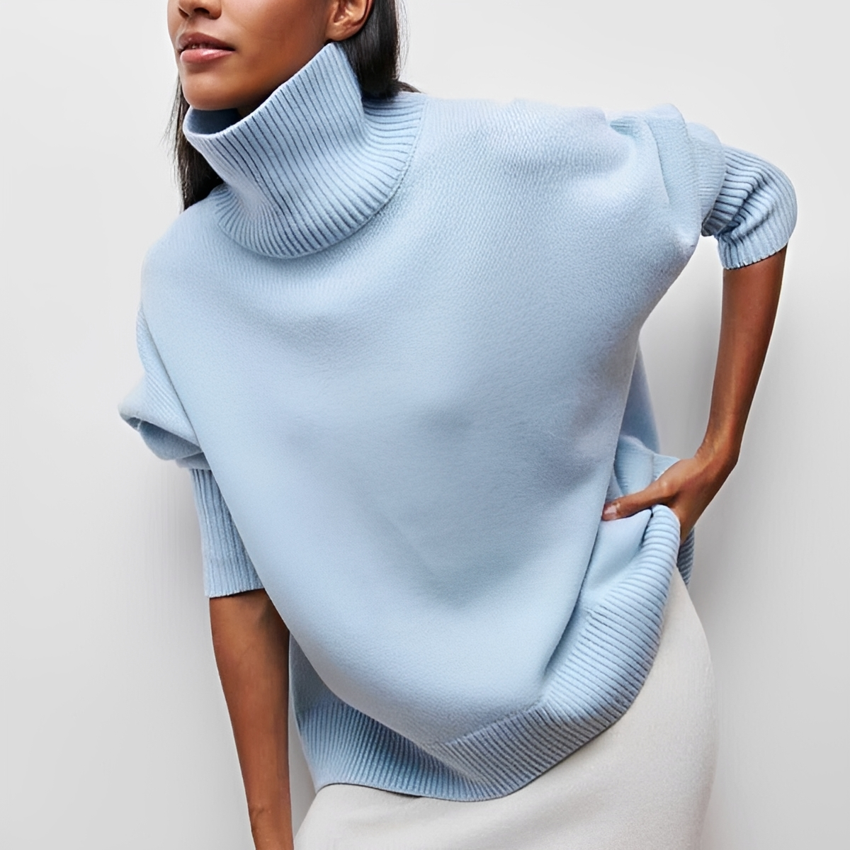 Berenice - Pull à col roulé confortable et chic