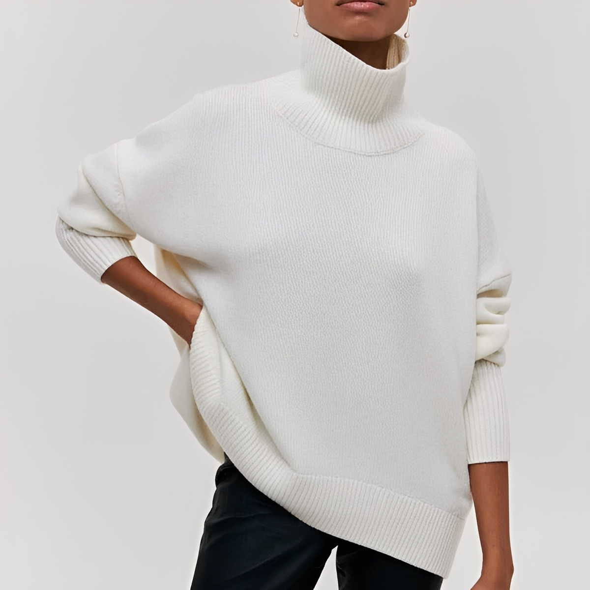 Berenice - Pull à col roulé confortable et chic