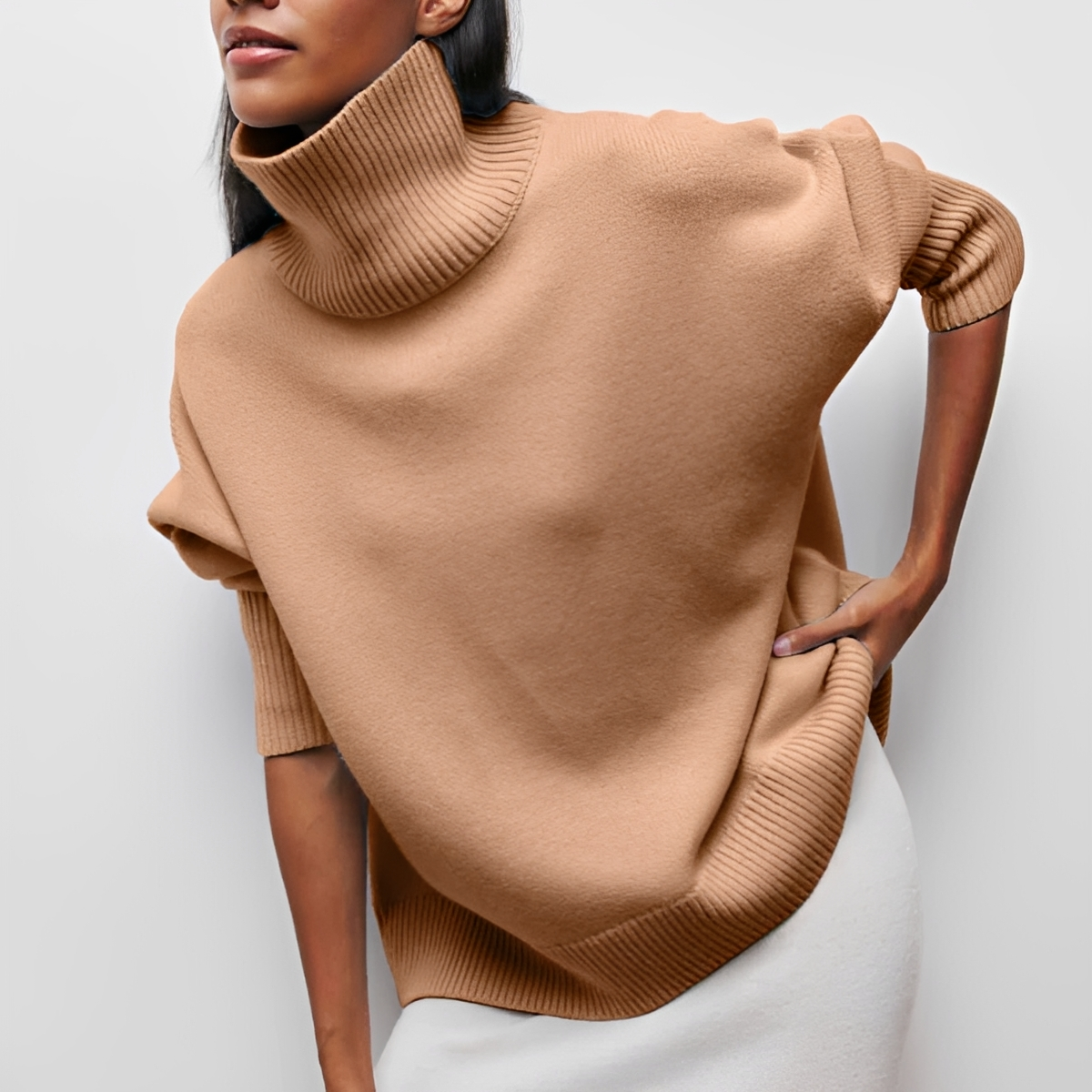 Berenice - Pull à col roulé confortable et chic