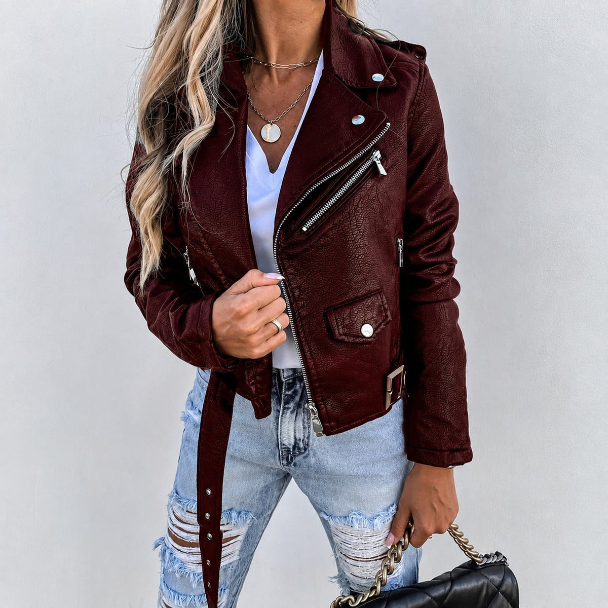 Alivia - Veste zippée classique