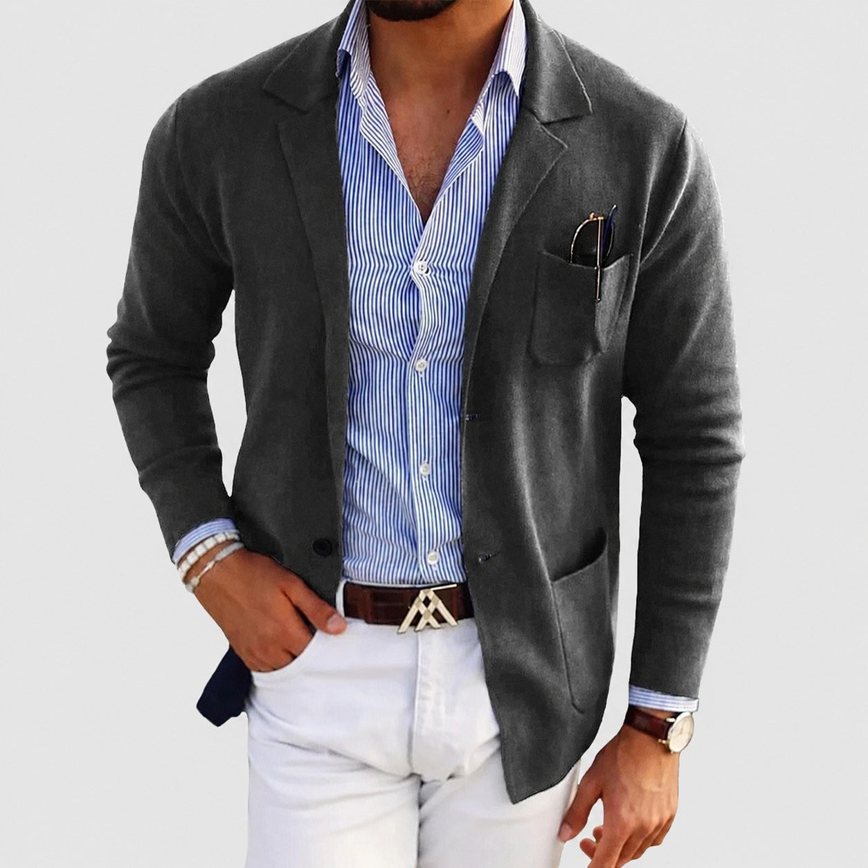 Olivier - Veste légère et ajustée