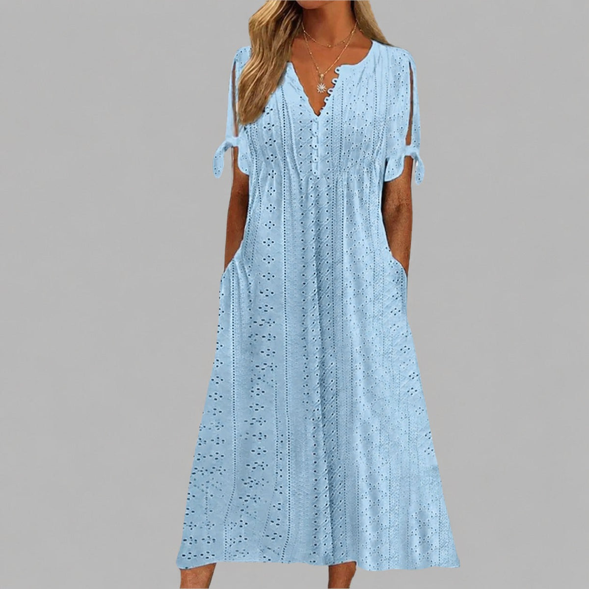 Alice - Robes midi bohèmes élégantes pour l'été