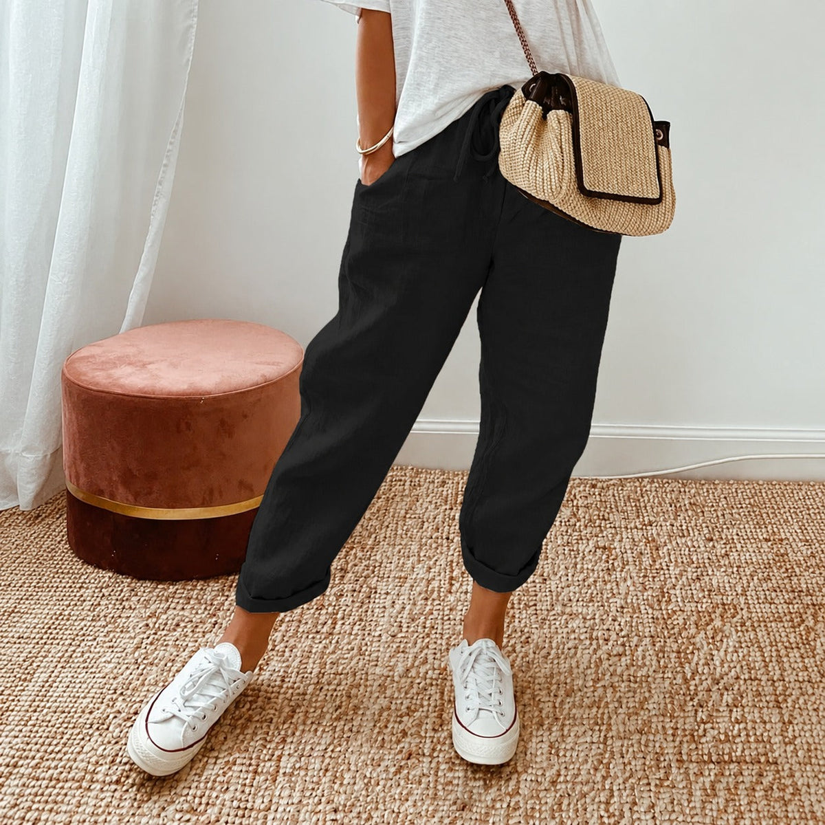 Mel - Pantalons décontractés d'été