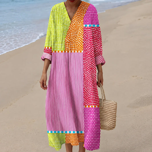 Jean - Robe mi-longue élégante et ample pour femmes
