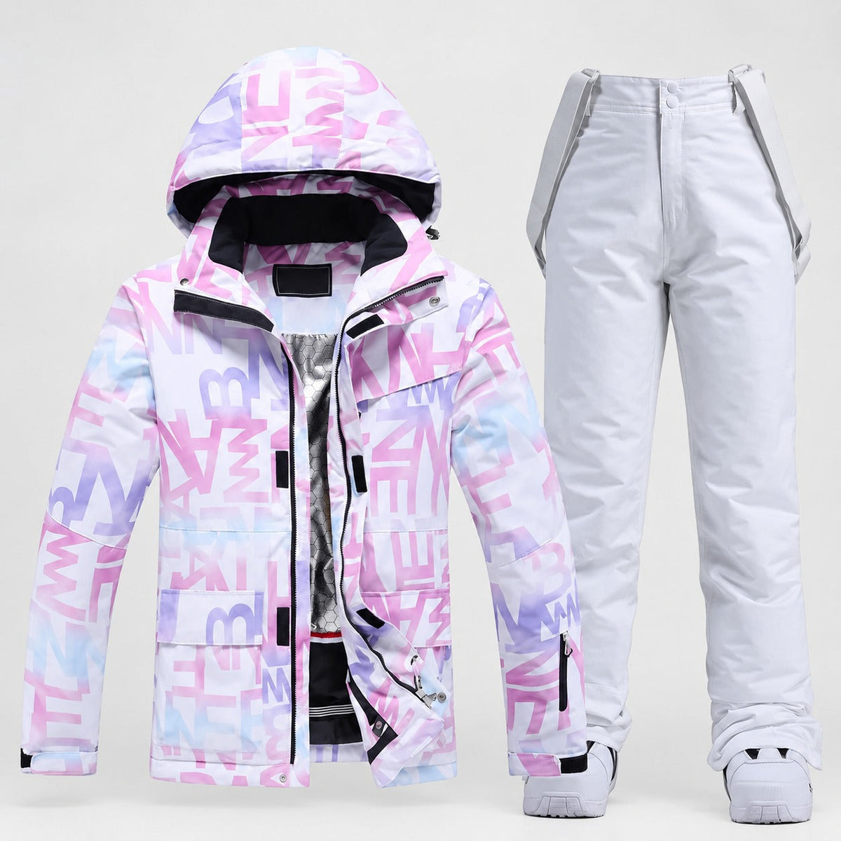 Coralie - Ensemble veste à capuche et pantalon, élégant et chaud