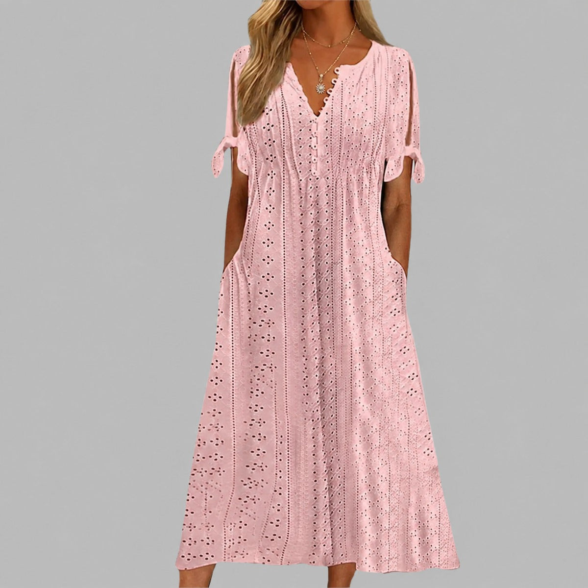 Alice - Robes midi bohèmes élégantes pour l'été