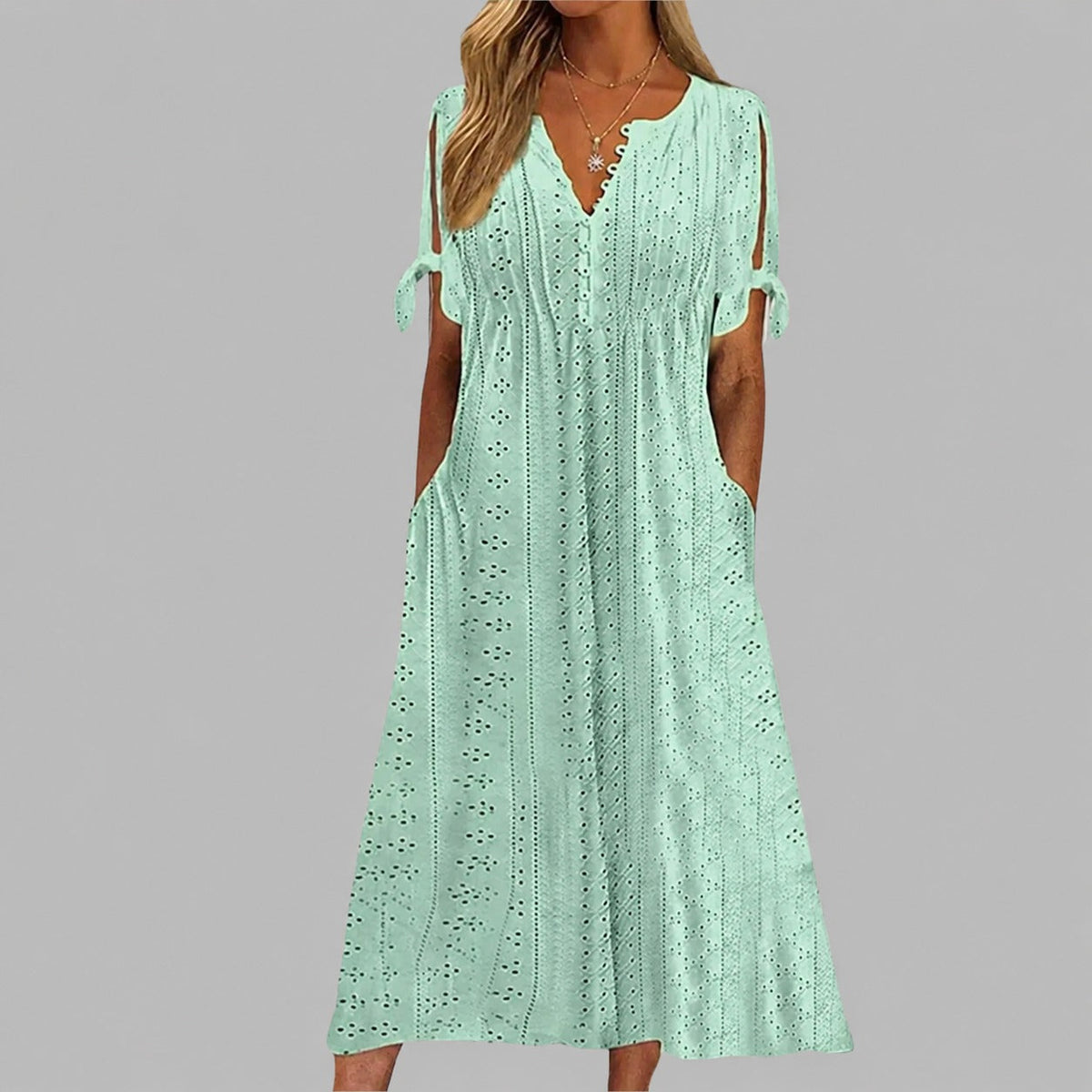 Alice - Robes midi bohèmes élégantes pour l'été