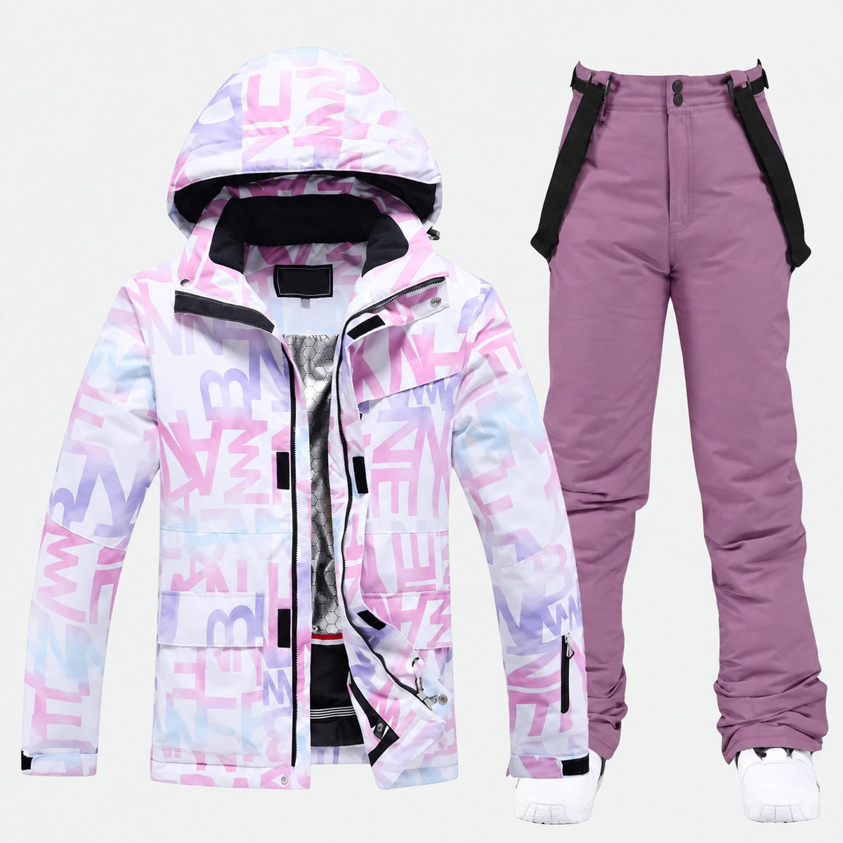 Coralie - Ensemble veste à capuche et pantalon, élégant et chaud