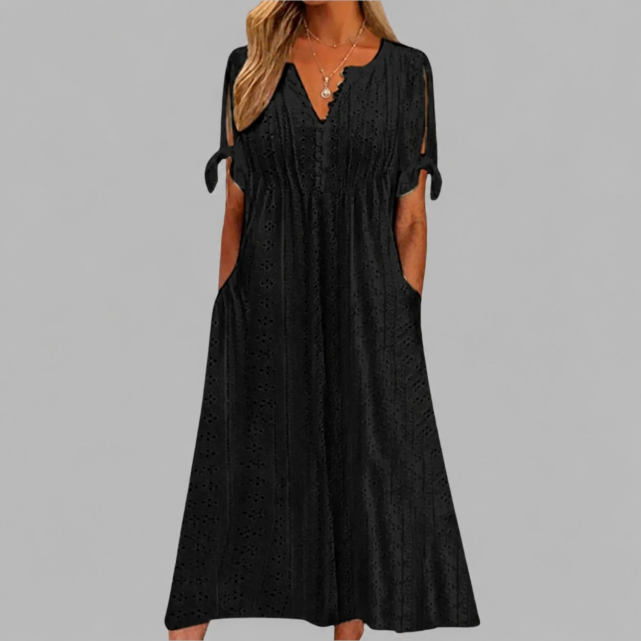 Alice - Robes midi bohèmes élégantes pour l'été