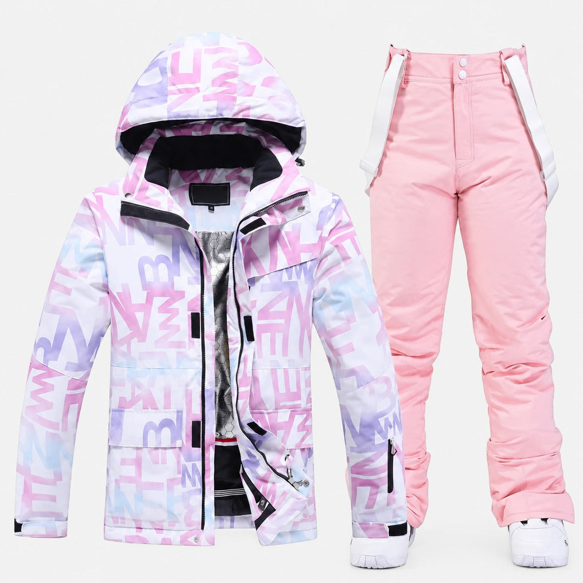 Coralie - Ensemble veste à capuche et pantalon, élégant et chaud