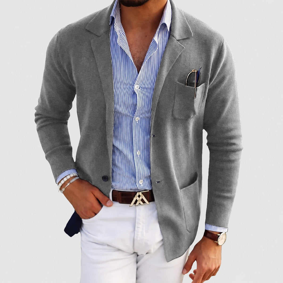 Olivier - Veste légère et ajustée