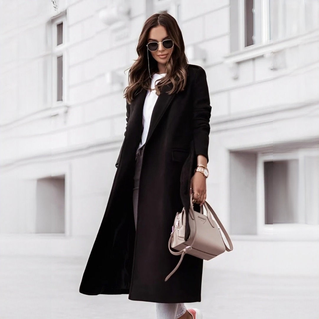 Haylie - Manteau élégant avec ceinture
