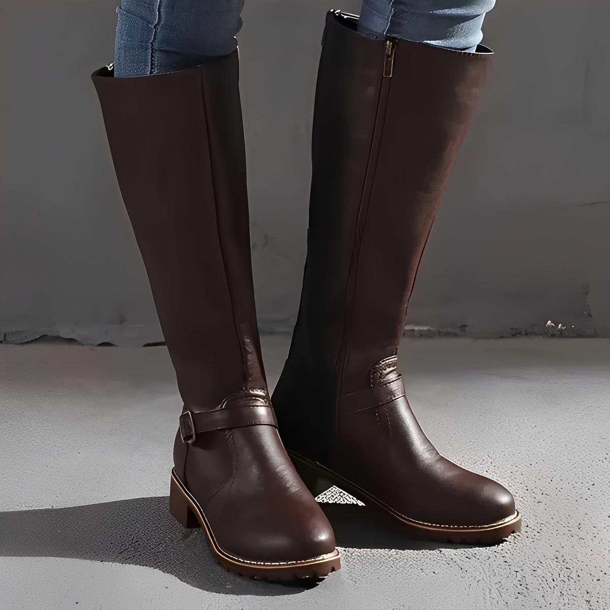 Livie - Bottes chic avec fermeture éclair