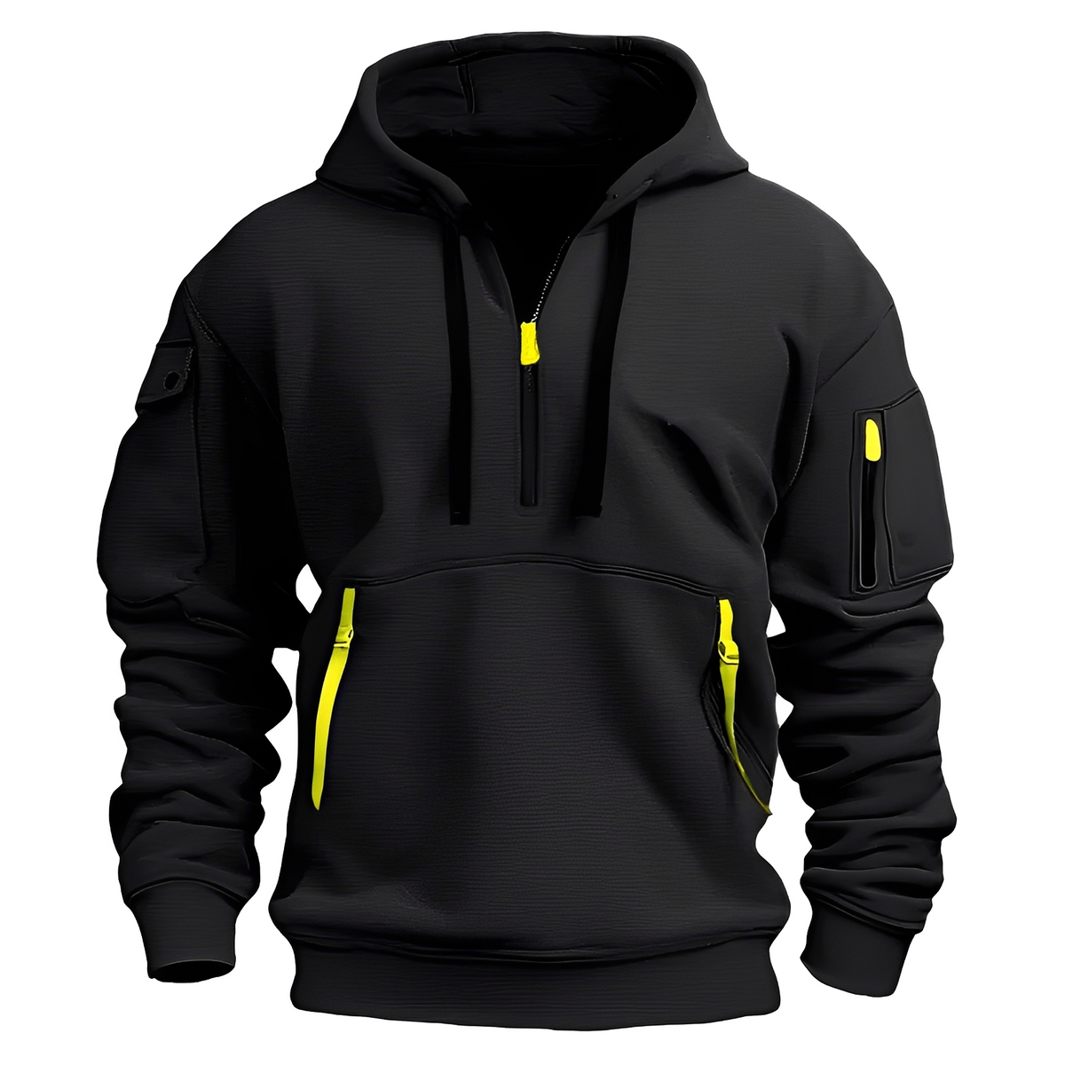 Norton - Hoodie robuste avec fermeture éclair partielle