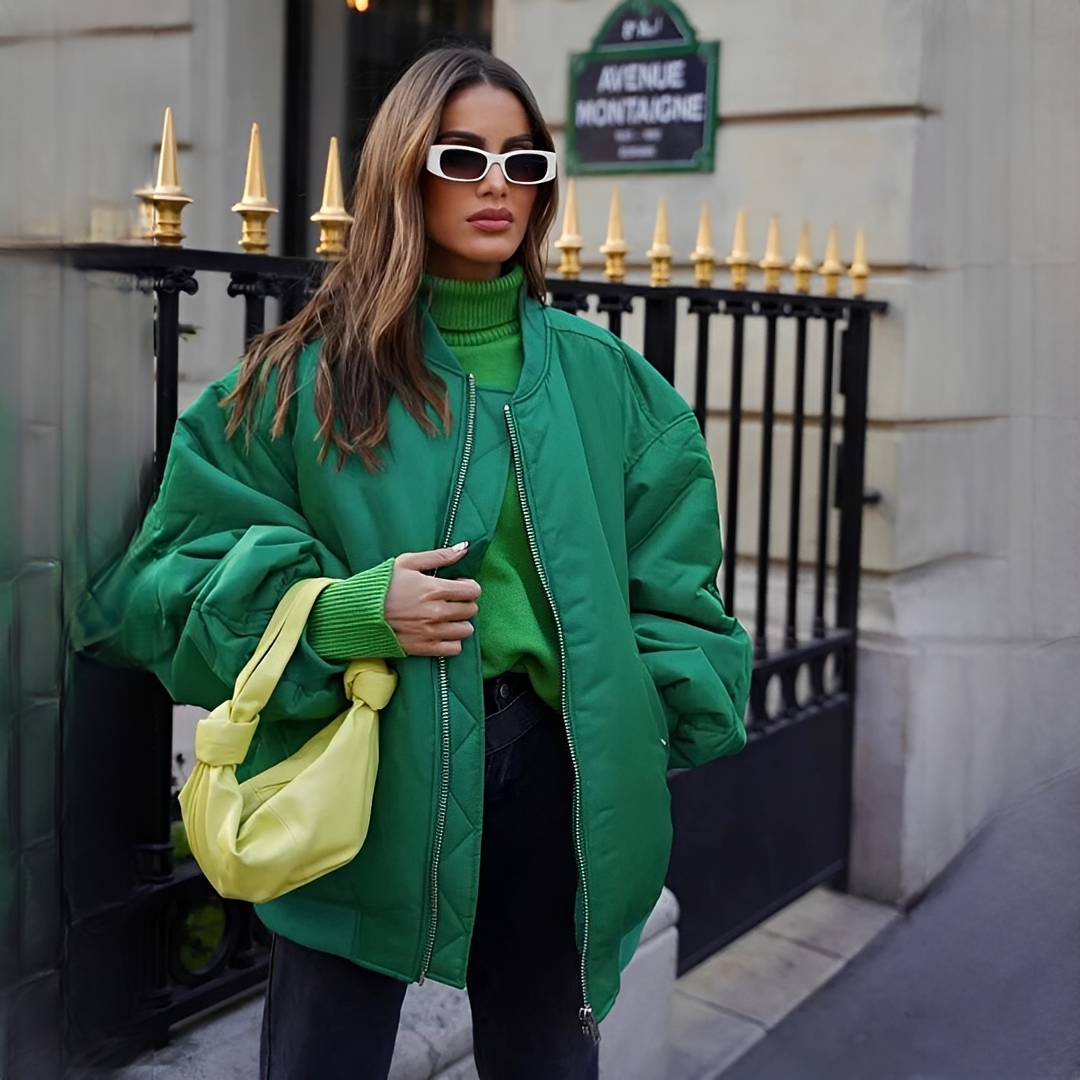 Fellaine - Veste bomber large et douillette