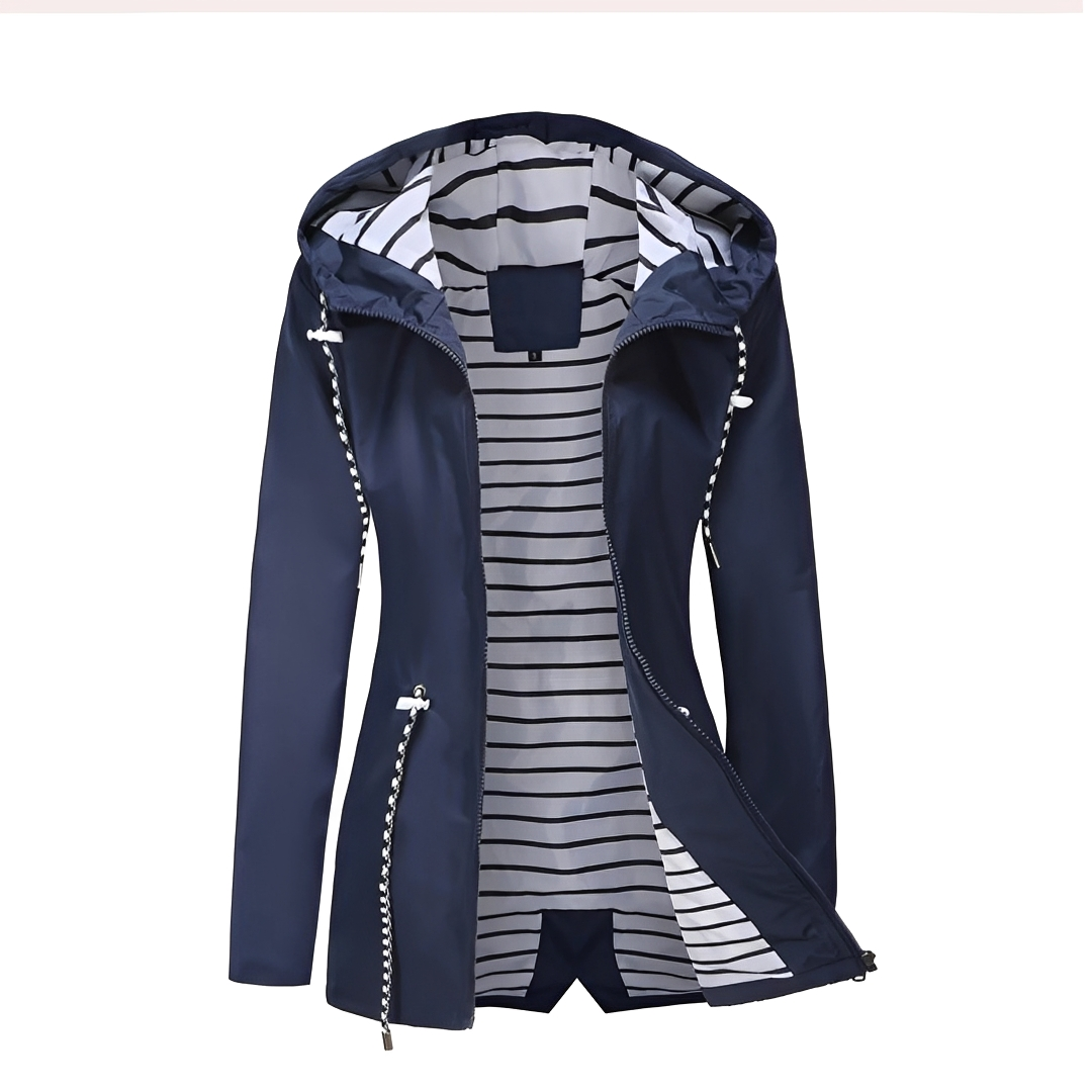 Nathalie - Manteau chic avec capuche