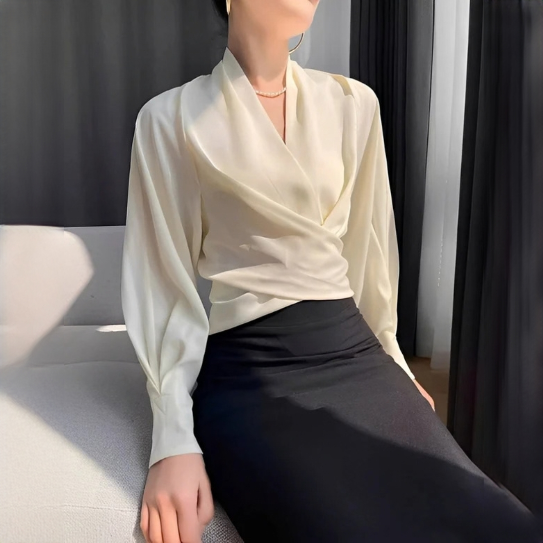 Annora - Chemisier chic et raffiné à manches longues