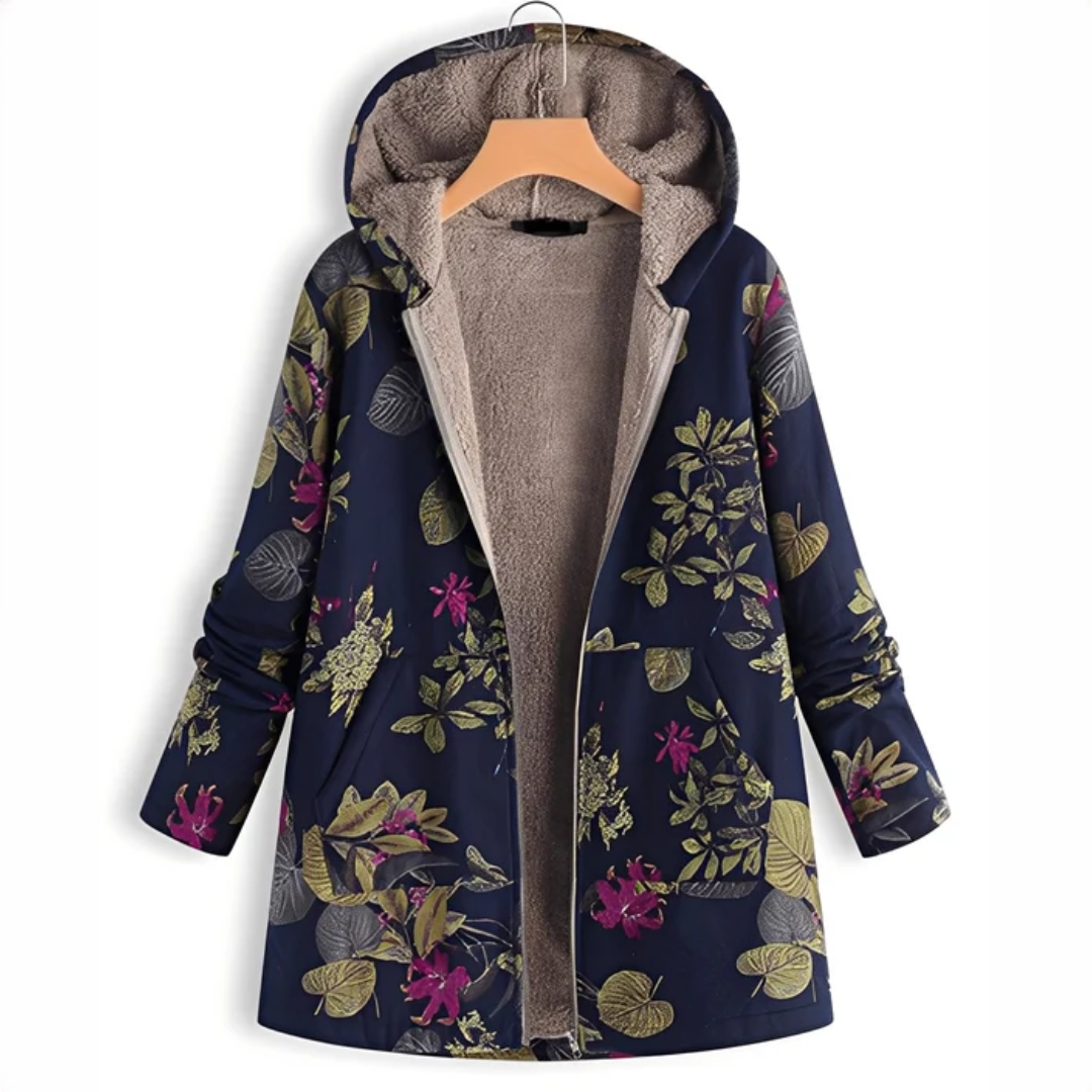 Jaslene - Manteau intemporel et douillet avec capuche