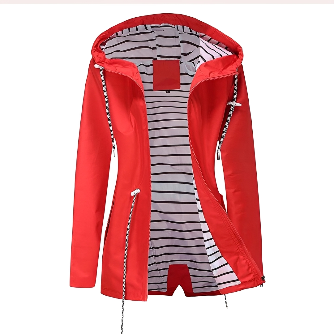 Nathalie - Manteau chic avec capuche