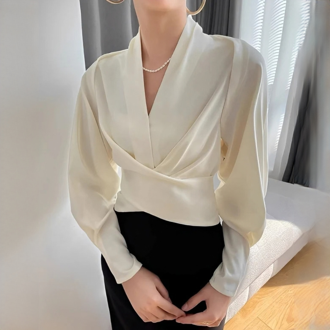 Annora - Chemisier chic et raffiné à manches longues