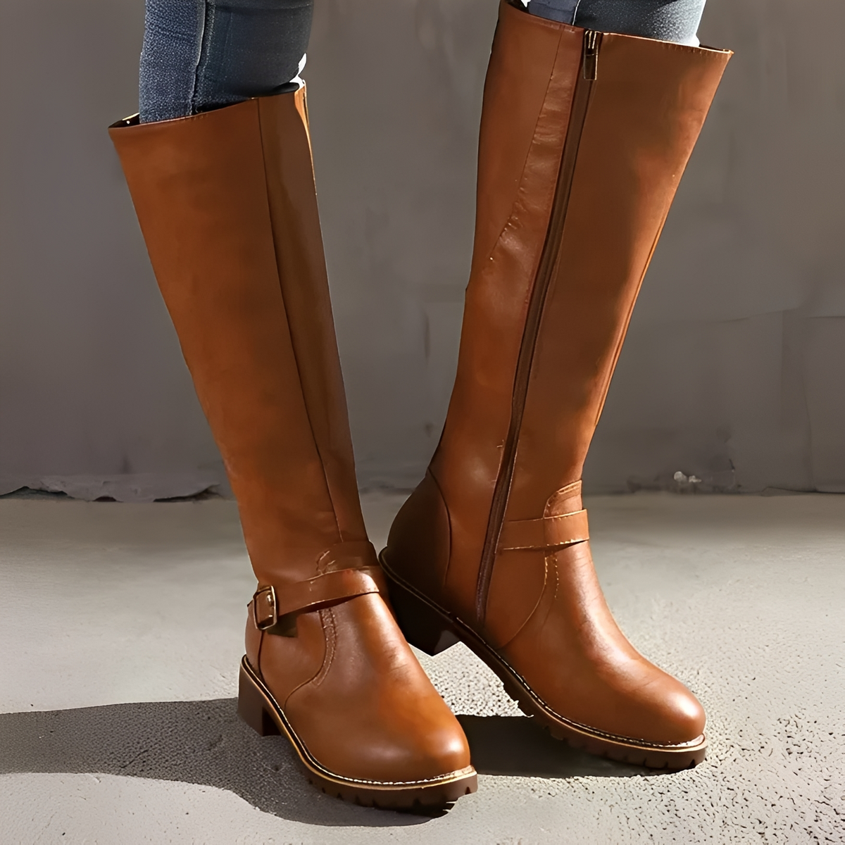 Livie - Bottes chic avec fermeture éclair