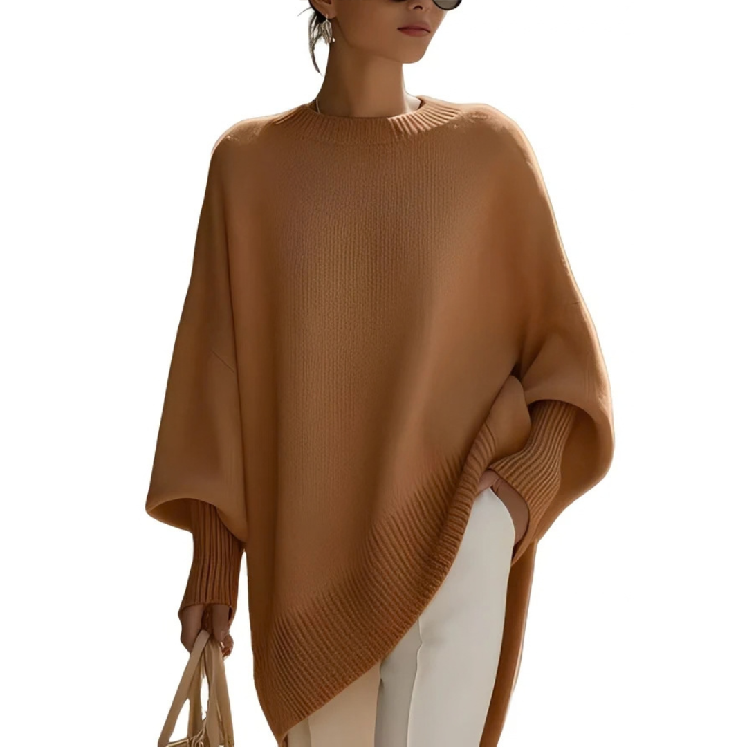 Pamella - Pull ample à la mode et chaud