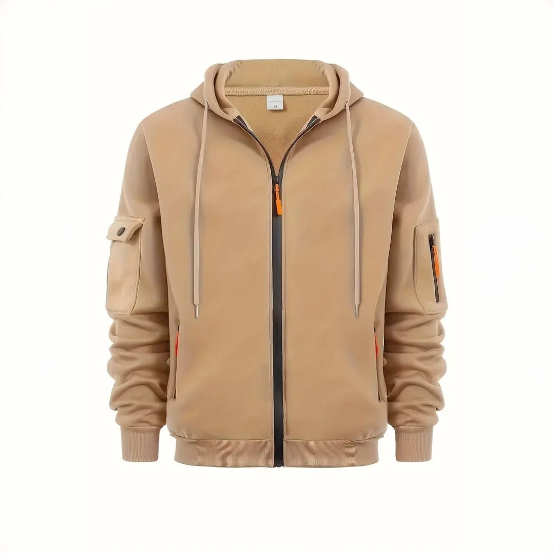 Ralph - Sweat à capuche confortable avec fermeture éclair