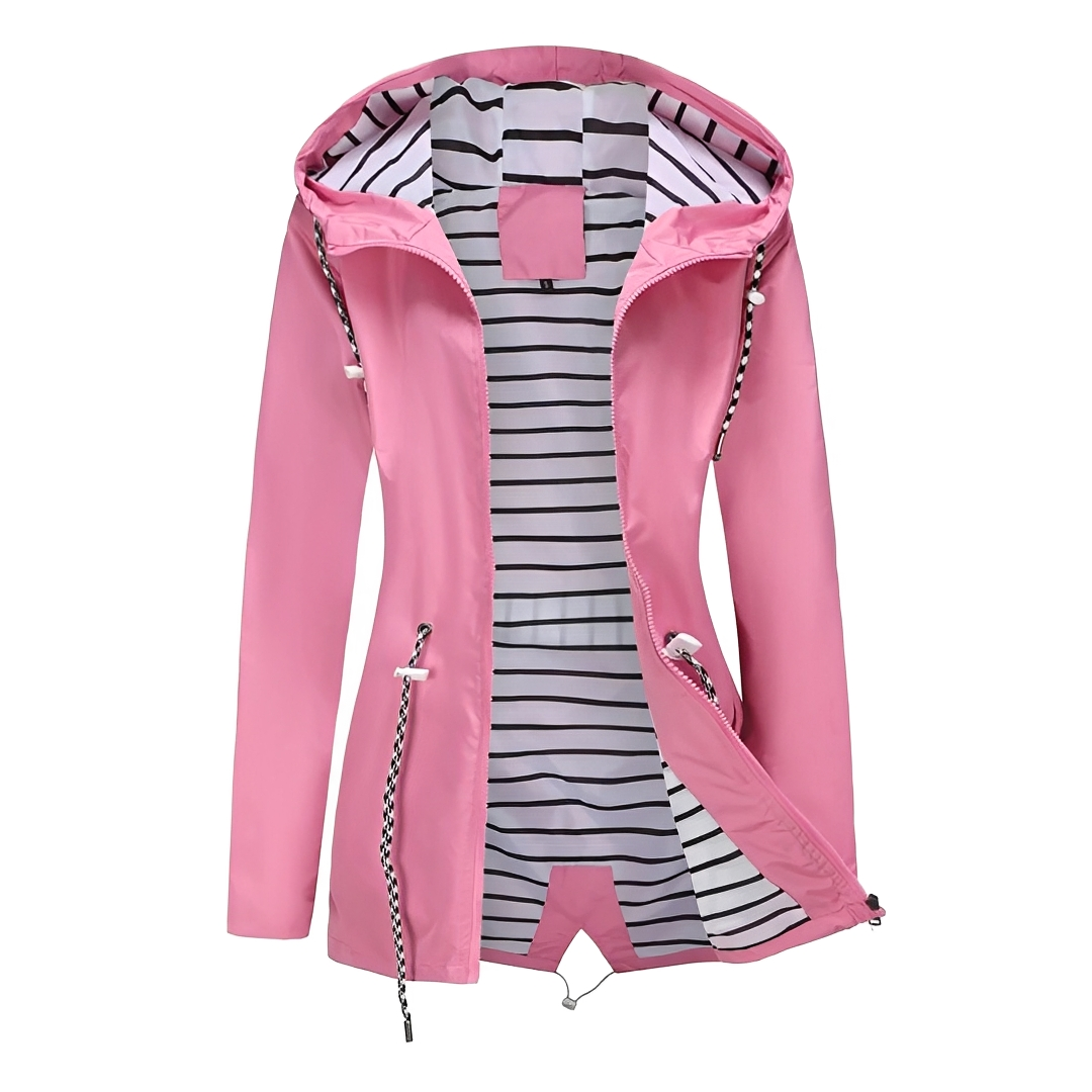 Nathalie - Manteau chic avec capuche