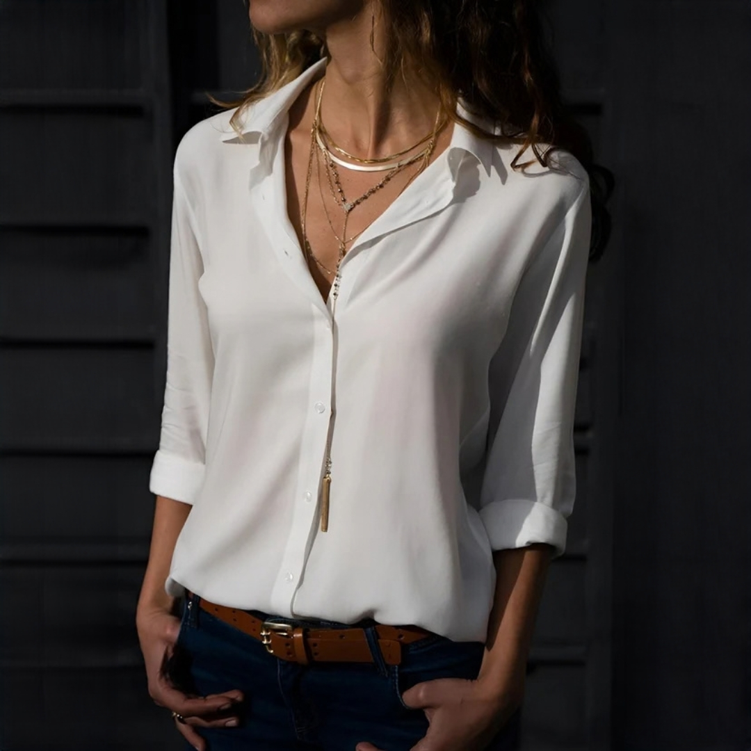 Jordena - Blouse élégante à manches longues