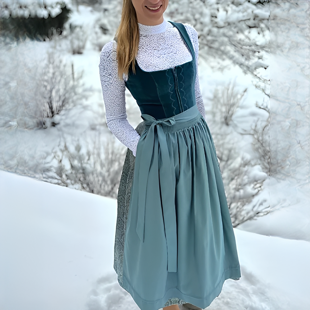 Muriel - Dirndl élégant pour femmes pour Oktoberfest (non doublé)