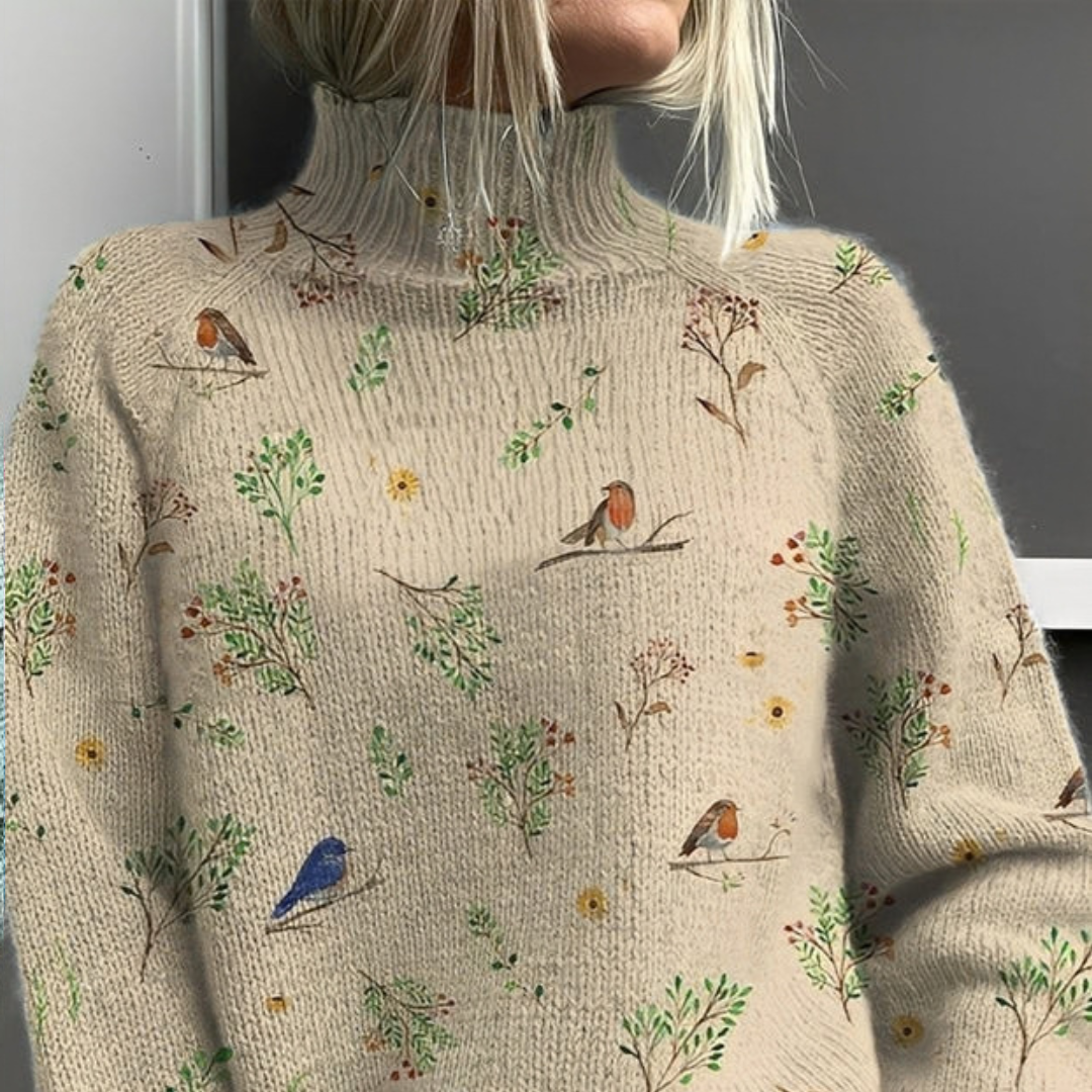 Amy - Pull à col roulé élégant et stylé