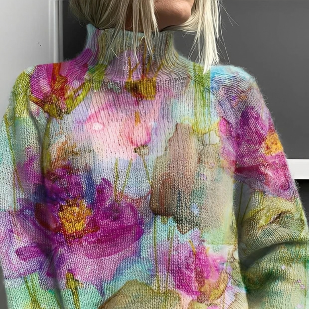 Amy - Pull à col roulé élégant et stylé